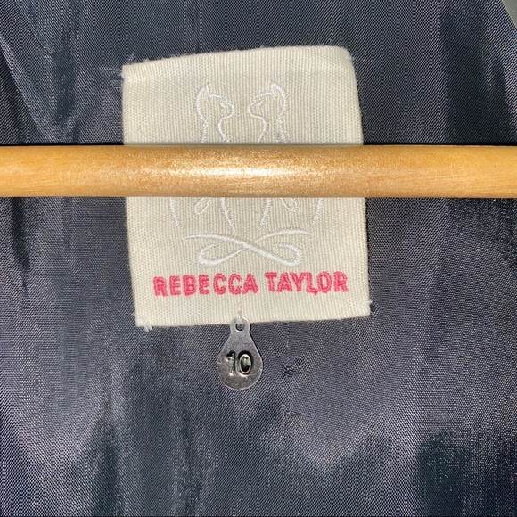Rebecca Taylor Wool Blend Tiered Ruffle Blazer Jacket - Picture 9 of 12